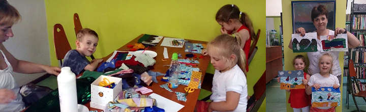 Razem z Rudzikiem wyruszamy w wakacyjną podróż marzeń. Klubu plastyczny - RUDZIK w Saloniku Artystycznym Filii nr 16