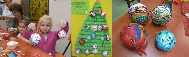 W Rudziku świąteczne bomb(k)owe przyjęcie. Klubu plastyczny - RUDZIK w Saloniku Artystycznym Filii nr 16