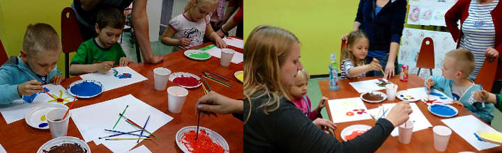 Zdjęcia z zajęć, Klubu plastycznego - RUDZIK które odbyły się 14 maja 2014 r. w Saloniku Artystycznym Filii nr 16